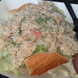 Big Ts Seafood Market Bar - Crab sandwich