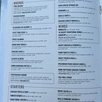 Yard House - Menu - New American Near Me - Meridian, Idaho