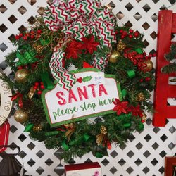 Wreaths faux and real