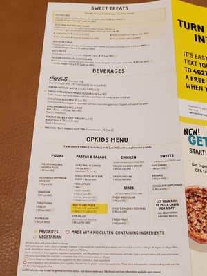 Menu photo 4 California Pizza Kitchen San Francisco, CA