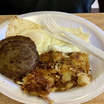 Dawn's Cafe - Fried eggs, sausage and hash browns - Cafes Near Me - High Point, North Carolina