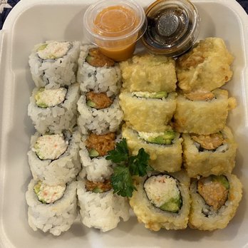 Jin Sushi - Roll Combo A $11.99 11/5/20 - Japanese Near Me - Downey, California