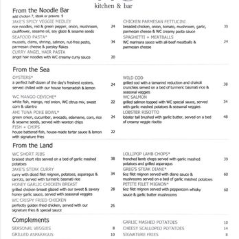 WC kitchen & bar - Menu - American Near Me - Walnut Creek, California WC kitchen & bar - Menu - American Near Me - Walnut Creek, California