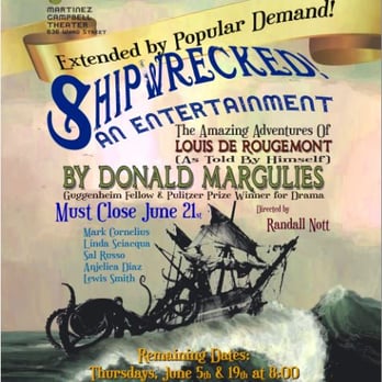 Campbell Theater - Extended by Popular Demand...Additional run dates are June 19, June 20, and June 21 (all performances at 8pm) - Performing Arts Near Me - Martinez, California