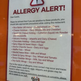 Chungchun Rice Dog - Allergen notice. For those that want to know before coming. - Korean Near Me - New Westminster, British Columbia Chungchun Rice Dog - Allergen notice. For those that want to know before coming. - Korean Near Me - New Westminster, British Columbia