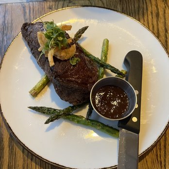 Bully Ranch Restaurant - 12 oz Dry Aged Buffalo New York Strip - American Near Me - Vail, Colorado