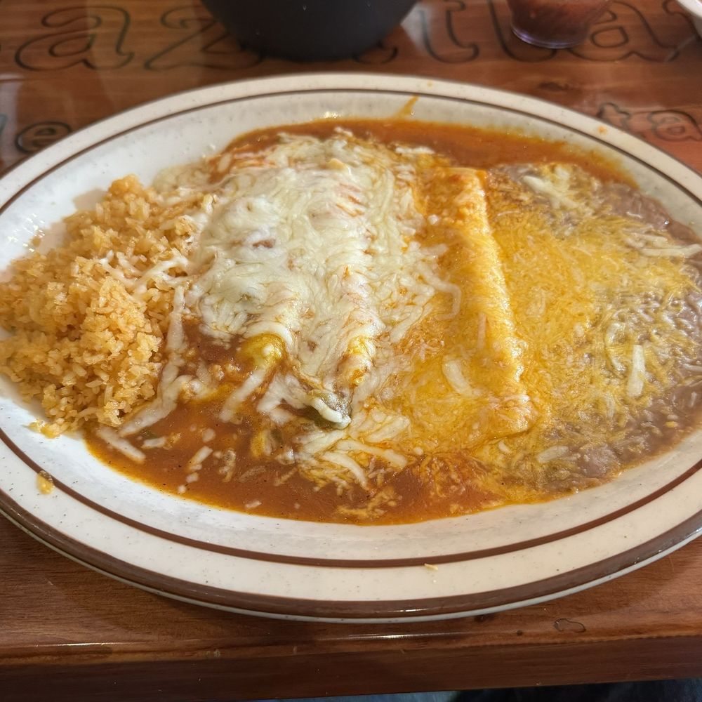 Cheese enchilada and Chile Relleno
