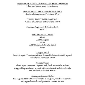 Briglia's Tavern - Food menu - Italian Near Me - Berlin, New Jersey Briglia's Tavern - Food menu - Italian Near Me - Berlin, New Jersey