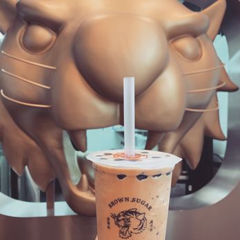 Biao Sugar - Brown Sugar Boba Milk Smoothie W. Herbal Jelly - Bubble Tea Near Me - New York, New York