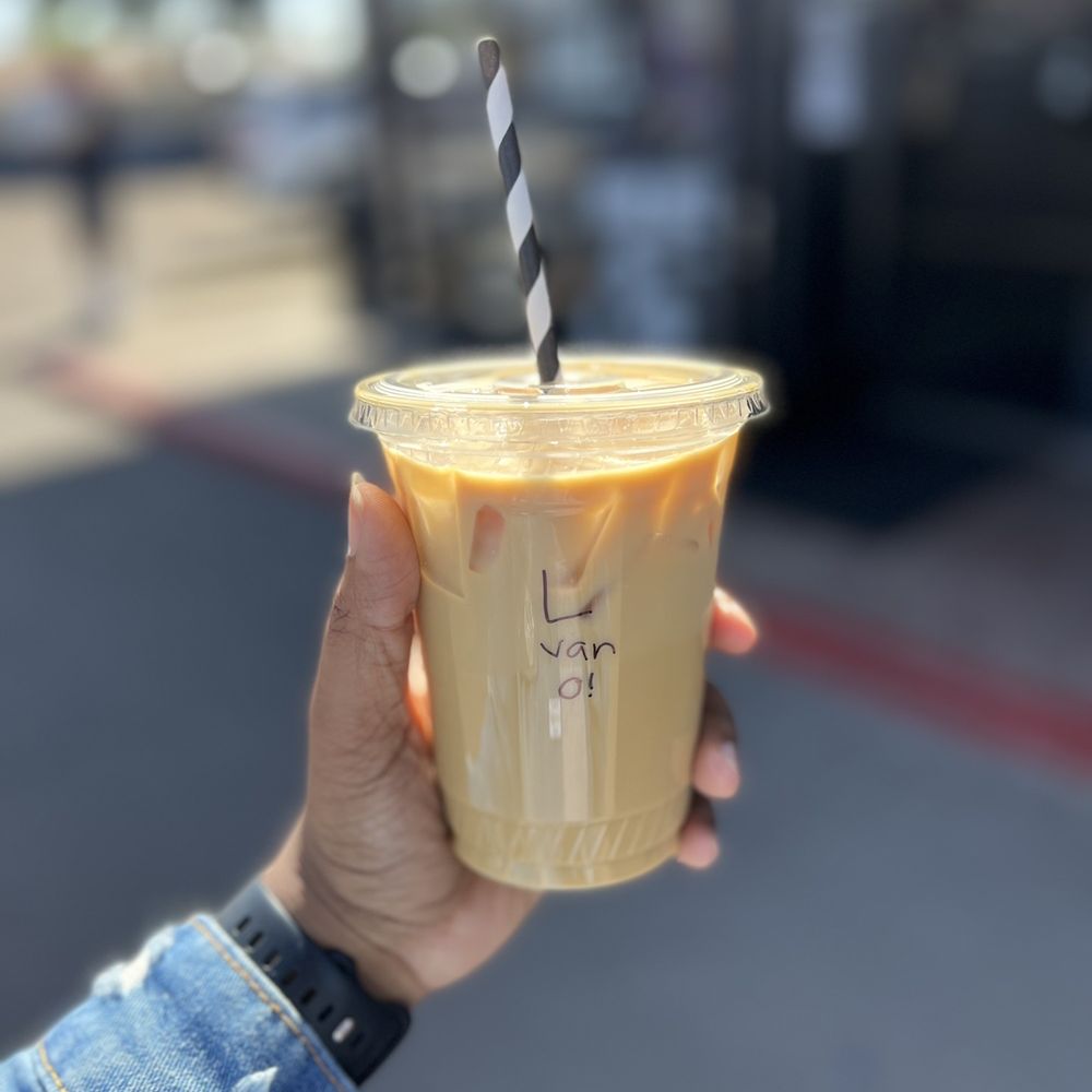 Dark Hall Coffee - Oat Milk Latte w/Vanilla - Coffee & Tea Near Me - Phoenix, Arizona Dark Hall Coffee - Oat Milk Latte w/Vanilla - Coffee & Tea Near Me - Phoenix, Arizona