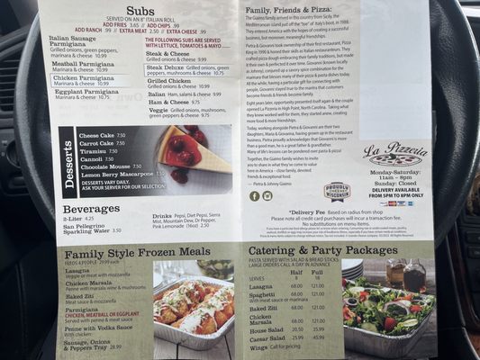 Menu photo 1 La-Pizzeria High Point, NC