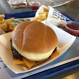 The double butter burger