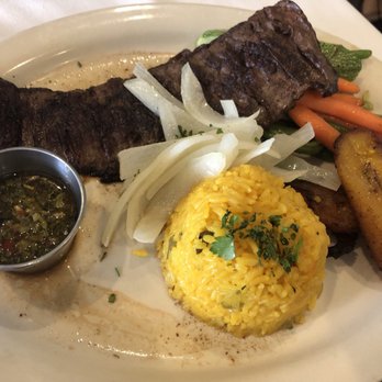 Coco Palm Restaurant - Churrasco $22 -charbroiled skirt steak with chimmichurri - Cuban Near Me - Pomona, California Coco Palm Restaurant - Churrasco $22 -charbroiled skirt steak with chimmichurri - Cuban Near Me - Pomona, California
