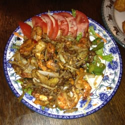 Shanghai - Delicious shrimp, beef, onions and garlic stir fry!!