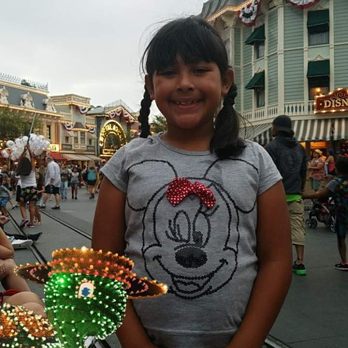The Main Street Electrical Parade - she's happy!!! @ the happiest place on earth - Festivals Near Me - Anaheim, California