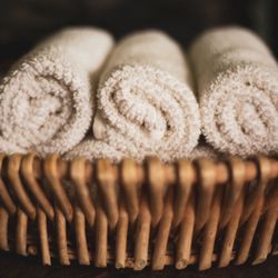Waterfall Healing Arts - Hand towels in bathroom
