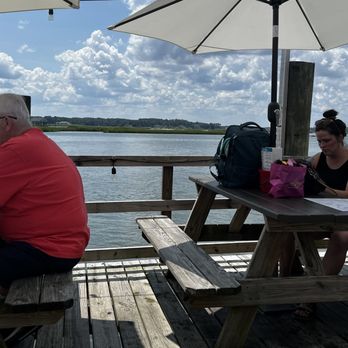 Chick's Oyster Bar - Deck with picnic tables - nice view - Seafood Near Me - Virginia Beach, Virginia Chick's Oyster Bar - Deck with picnic tables - nice view - Seafood Near Me - Virginia Beach, Virginia