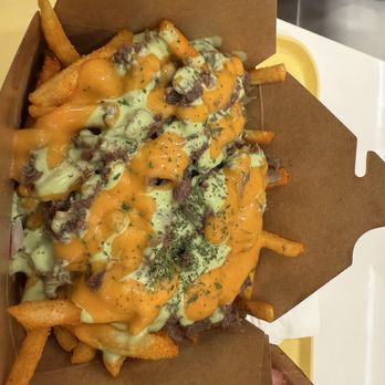 Kingfriez - Build Your Own Loaded Fries (Regular Size) Bulgogi, honey butter powder, buldak mayo, pica mayo (FIREEE) - Korean Near Me - Los Angeles, California Kingfriez - Build Your Own Loaded Fries (Regular Size) Bulgogi, honey butter powder, buldak mayo, pica mayo (FIREEE) - Korean Near Me - Los Angeles, California