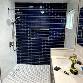 Direct Home Remodeling - Love how our shower turned out! (taken before glass shower door was installed) - General Contractors Near Me - San Jose, California Direct Home Remodeling - Love how our shower turned out! (taken before glass shower door was installed) - General Contractors Near Me - San Jose, California