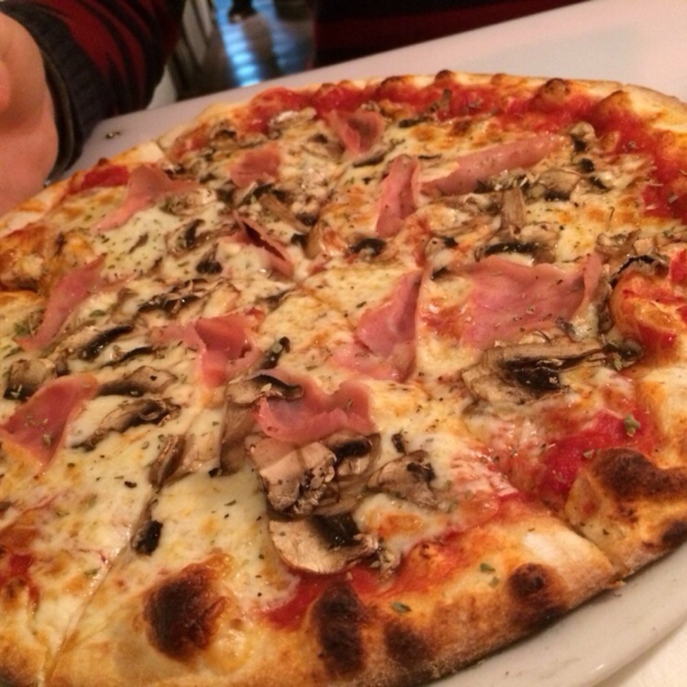 Messié - Mushrooms, cheese, and ham - perfection. - Pizza Near Me - Barcelona, B Messié - Mushrooms, cheese, and ham - perfection. - Pizza Near Me - Barcelona, B