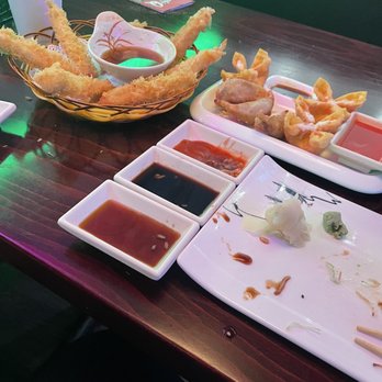 Sushi Q - Crab wonton; shrimp, chicken tempura - Sushi Bars Near Me - Jacksonville, Florida