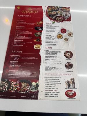 Menu photo 1 El Arabito Grill Doral, FL