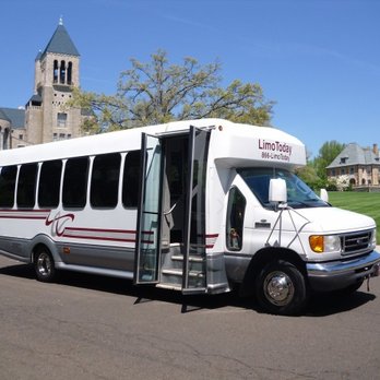 Limo Today - White Chevrolet Mini Shuttle Bus - Limos Near Me - Bensalem, Pennsylvania