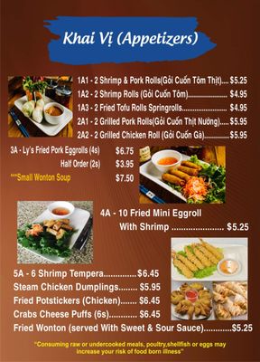 Menu photo 4 Pho Ly Houston, TX