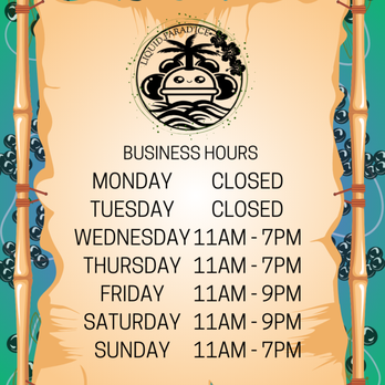 Liquid Parad’ice - Business Hours - Bubble Tea Near Me - Parlier, California Liquid Parad’ice - Business Hours - Bubble Tea Near Me - Parlier, California
