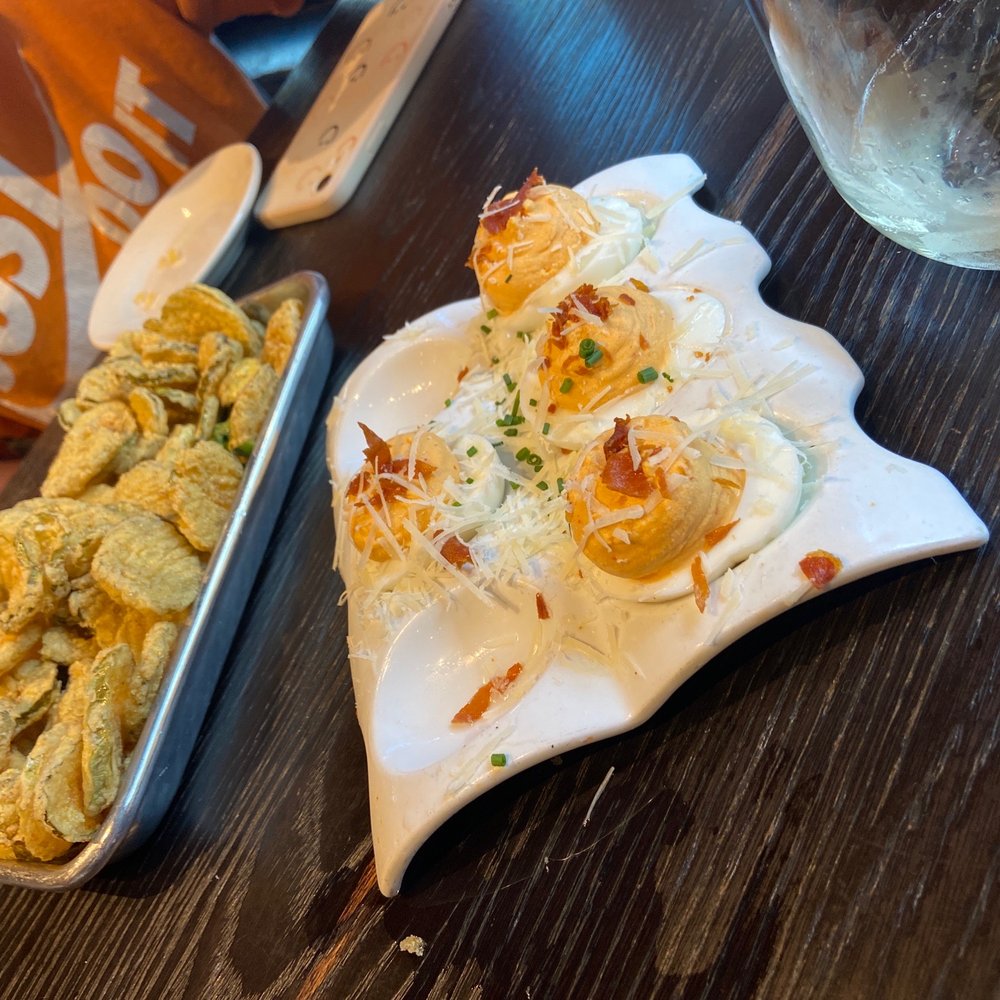 The Stillery - Deviled eggs and fried pickles - New American Near Me - Nashville, Tennessee The Stillery - Deviled eggs and fried pickles - New American Near Me - Nashville, Tennessee