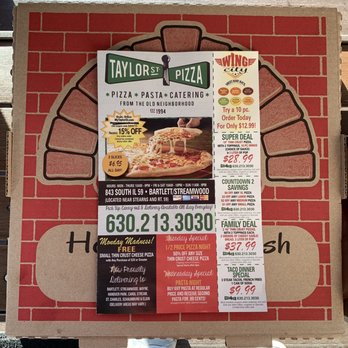 Taylor Street Pizza Warehouse - Pizza Near Me - Bartlett, Illinois