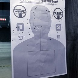 Our target, not too bad for both of our first time handling a firearm. Our target, not too bad for both of our first time handling a firearm.