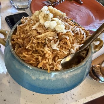 Delhi 6 Indian Bistro - Chicken Biryani - excellent portion size for sharing. - Indian Near Me - Moncton, New Brunswick