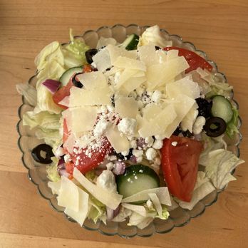 Capricio's - My beautiful, delicious, and larger than expected Greek salad. - Pizza Near Me - Smoketown, Pennsylvania