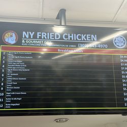 NY Fried Chicken - Menu