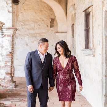 Gina Purcell Photography - Anniversary photo session 2.10.19 @Mission San Juan Capistrano. - Session Photography Near Me