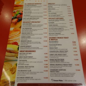 Pyramid Cafe - Menu - Breakfast 6/7/14 - Burgers Near Me - Las Vegas, Nevada