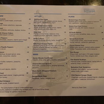 Citizen Soul - Menu - Bars Near Me - Alpharetta, Georgia