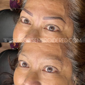 Brows Embroidered - Permanent Makeup Near Me - Brentwood, California