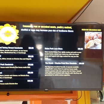 Passion Bakery Cafe - Menu - Bakeries Near Me - Kapaa, Hawaii