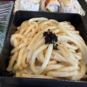 One Piece Sushi - Udon Carbonara - Japanese Near Me - Millbrae, California