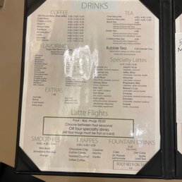 Drink menu pg1