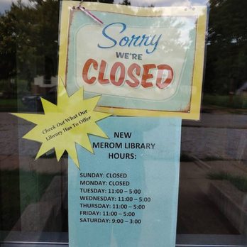 Merom Public Library - Library Hours - Libraries Near Me - Merom, Indiana