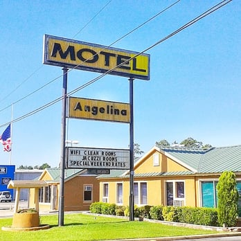 Angelina Motel - Angelina Motel offers daily and weekly rates on an assortment of room types. Call 936-634-7535. - Hotels Near Me - Lufkin, Texas Angelina Motel - Angelina Motel offers daily and weekly rates on an assortment of room types. Call 936-634-7535. - Hotels Near Me - Lufkin, Texas