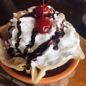 El Cholo - Deep fried ice cream would have been better with some cinnamon sugar on the tortilla. - Mexican Near Me - Anaheim, California
