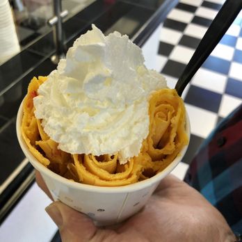 Frost N' Roll - Mango tango with whipped cream. - Desserts Near Me - Las Vegas, Nevada Frost N' Roll - Mango tango with whipped cream. - Desserts Near Me - Las Vegas, Nevada