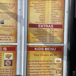 Menu October 2024
