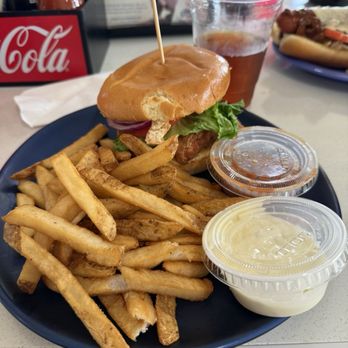 Barefoot Hide A Way Grill - Fish sandwich - Seafood Near Me - Panama City Beach, Florida