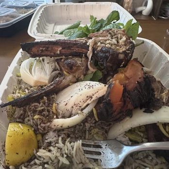 Saba Grill - 40. Sheshlik Kabob With Rice - Persian/Iranian Near Me - San Jose, California