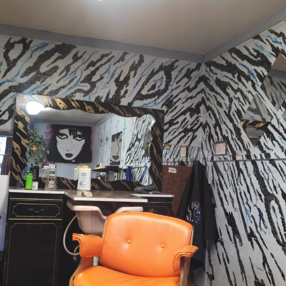 Salon 326 - Johnny's work area will take you either mild or wild - Hair Salons Near Me - Avondale, Arizona Salon 326 - Johnny's work area will take you either mild or wild - Hair Salons Near Me - Avondale, Arizona